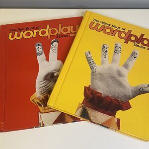 The Red & Yellow Book of Wordplay Stories By Susan Batko Vintage 1977 Rare